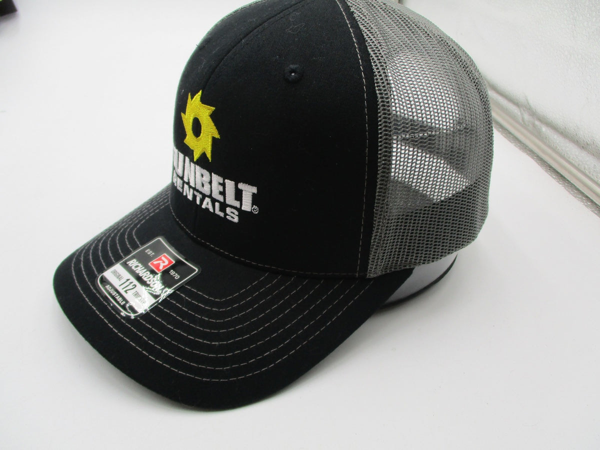 Sunbelt Rentals Hat Cap Snap Back Mens One Size Black Trucker Richardson 1124