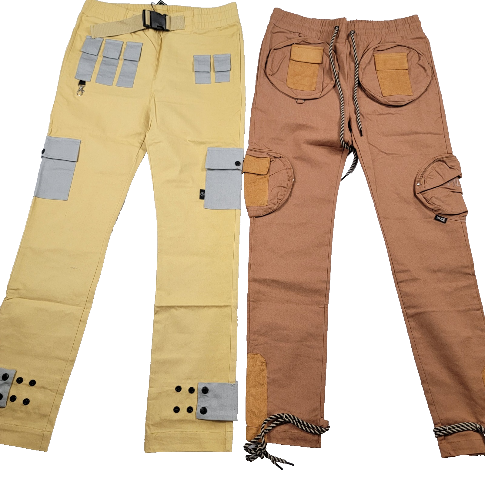 The Hideout Clothing Cargo Pants Bundle 2Pack Size S NWT Limited Edition 802030