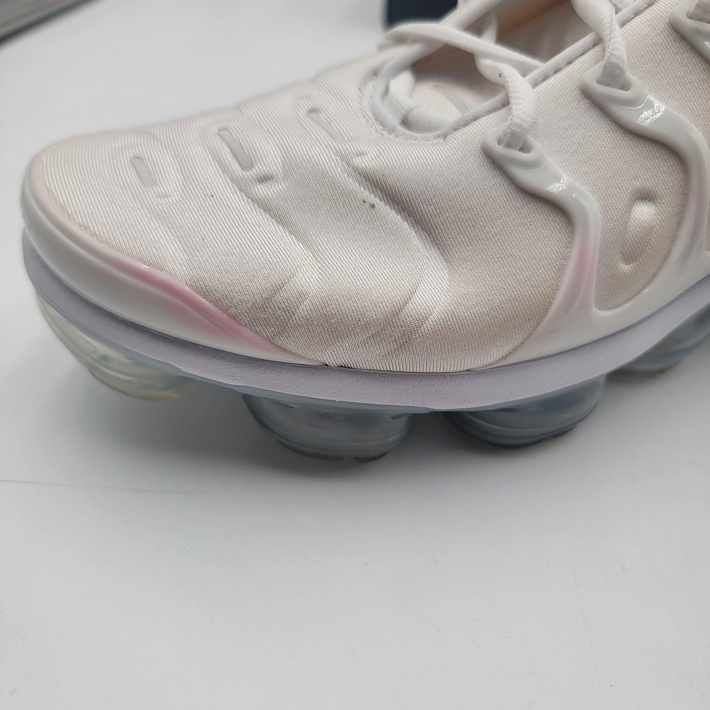 Nike Air VaporMax Plus Shoes Mens Size 13 White Running Sneakers 924453-100 1A35