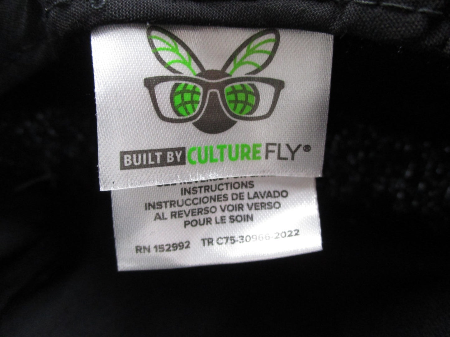CultureFly Black Daisy Floral Bucket Hat 100% Cotton Unisex One Size NWT2