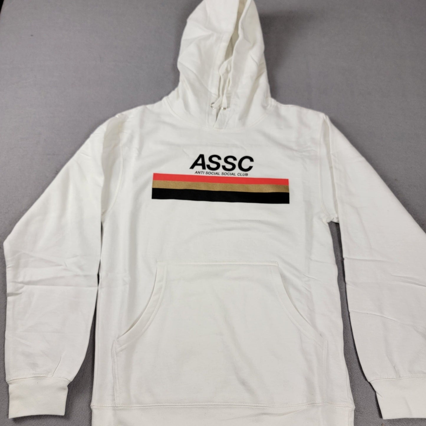 Anti Social Social Club Mens TypeR Hoodie White Size S