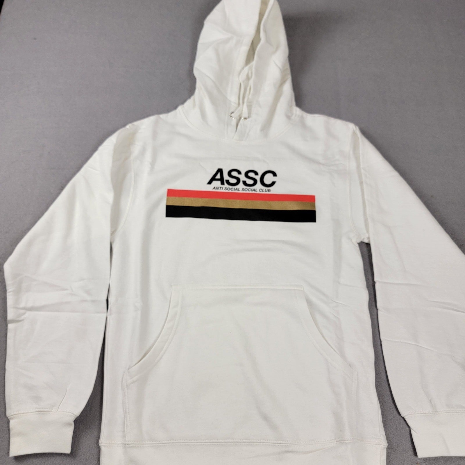 Anti Social Social Club Mens TypeR Hoodie White Size S