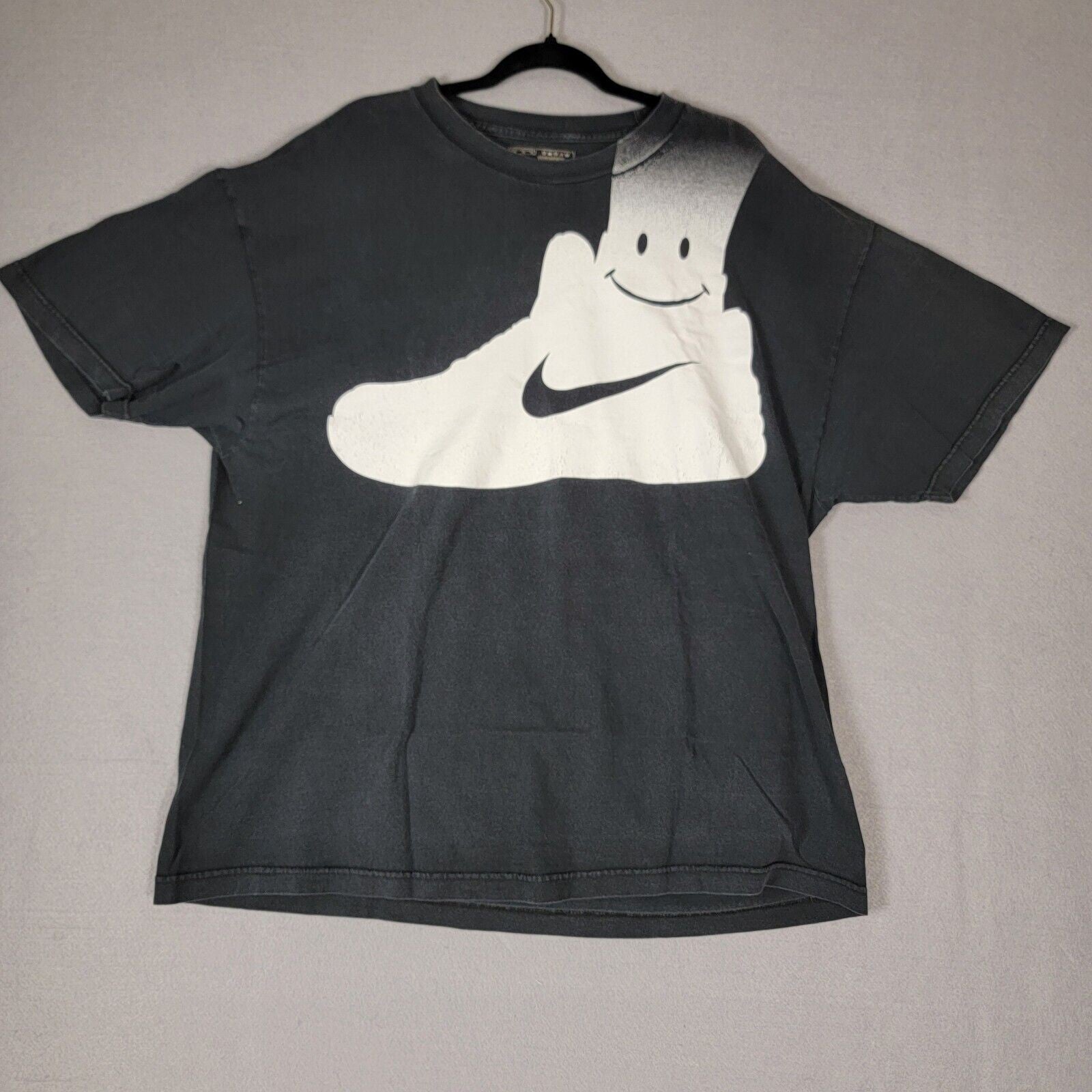 Nike Kobe Bryant Ankle Insurance Co Shoe Smile Black T 2XL Rare Vintage
