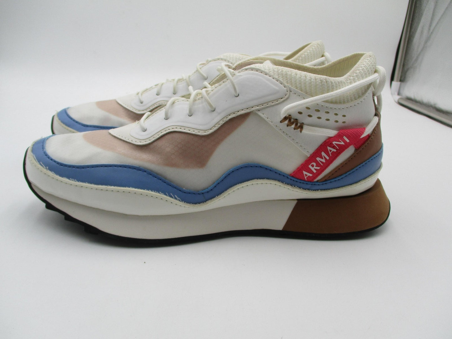Armani Exchange Shoes Womens Size 7 Multicolor Colorblock Sneakers XDX122XV7114