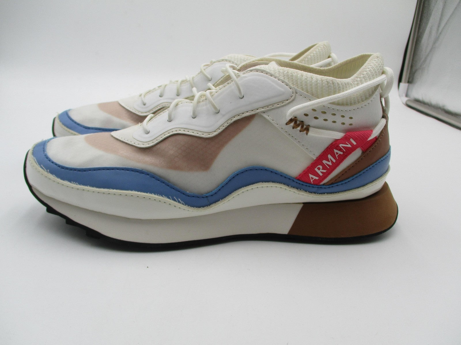 Armani Exchange Shoes Womens Size 7 Multicolor Colorblock Sneakers XDX122XV7114