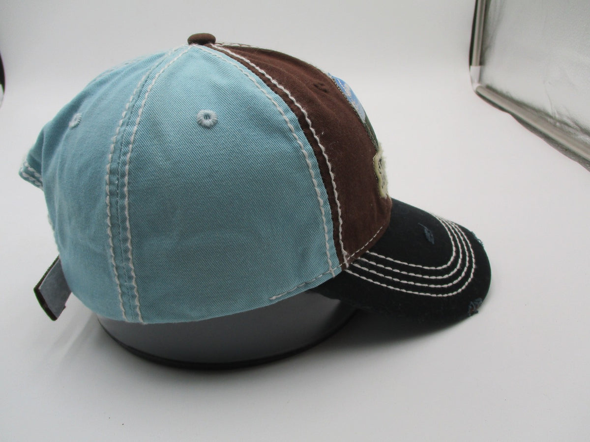 Silverwood Hat Cap Strap Back Mens One Size Brown Frayed Triangle Sport Headwear6