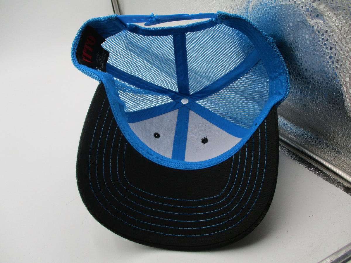 ARS Powersports Hat Cap Snap Back Mens One Size Black Mesh Trucker Otto 112-18