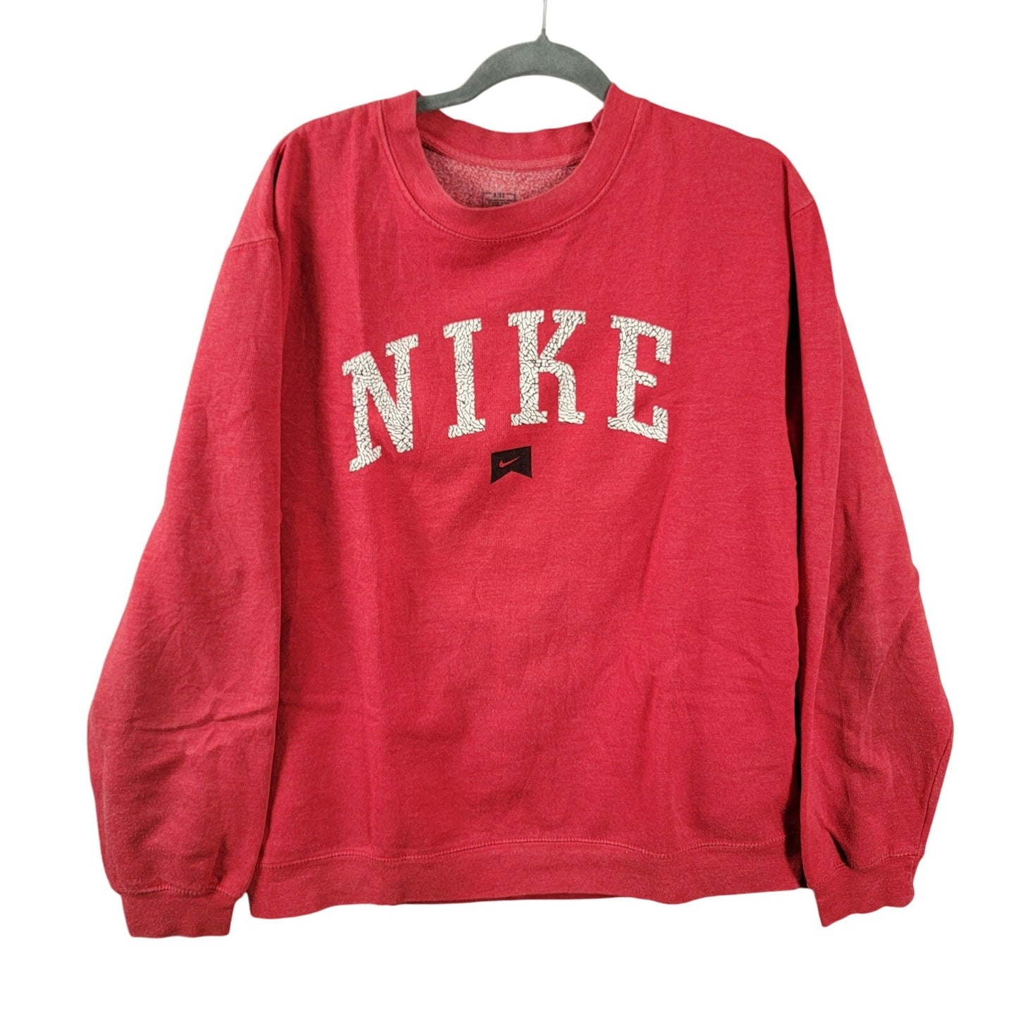 Vintage Thrashed Look 90s Nike Jordan Red Cement Sz L