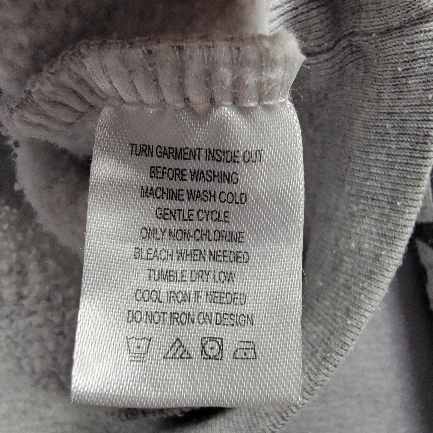 Looney Tunes Bugs Bunny Taz Hoodie Gray Mens M Used Graphic