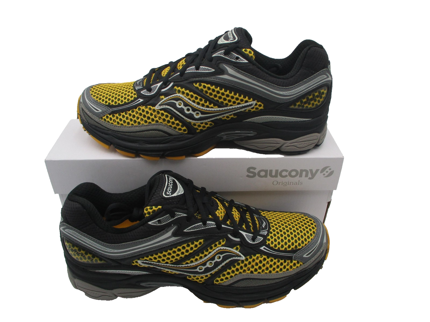 Saucony ProGrid Omni 9 Men's Gold/Carbon Running Shoes S7073966