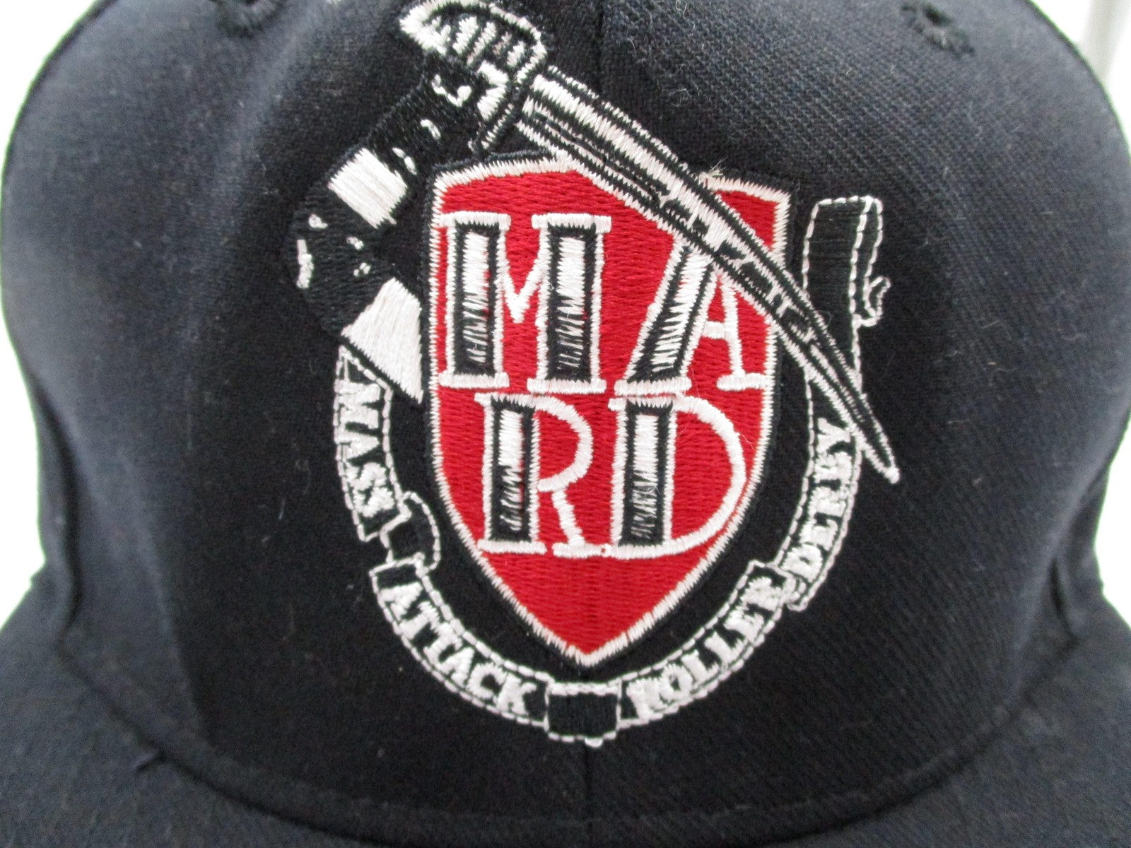 Mass Attack Roller Derby Hat Cap Snap Back One Size Black Mens Headmost1