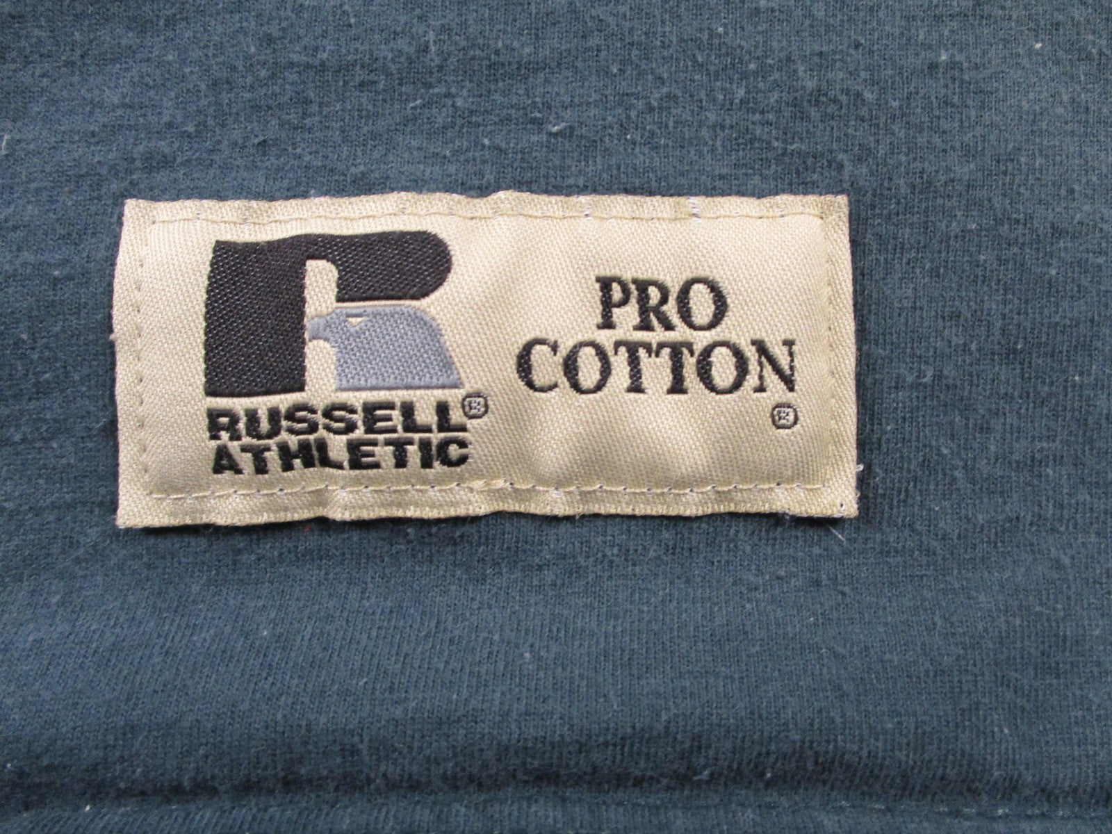 Vintage Russell Athletic Shirt Mens XL Green Pro Cotton Pocket Tee Made In USA2