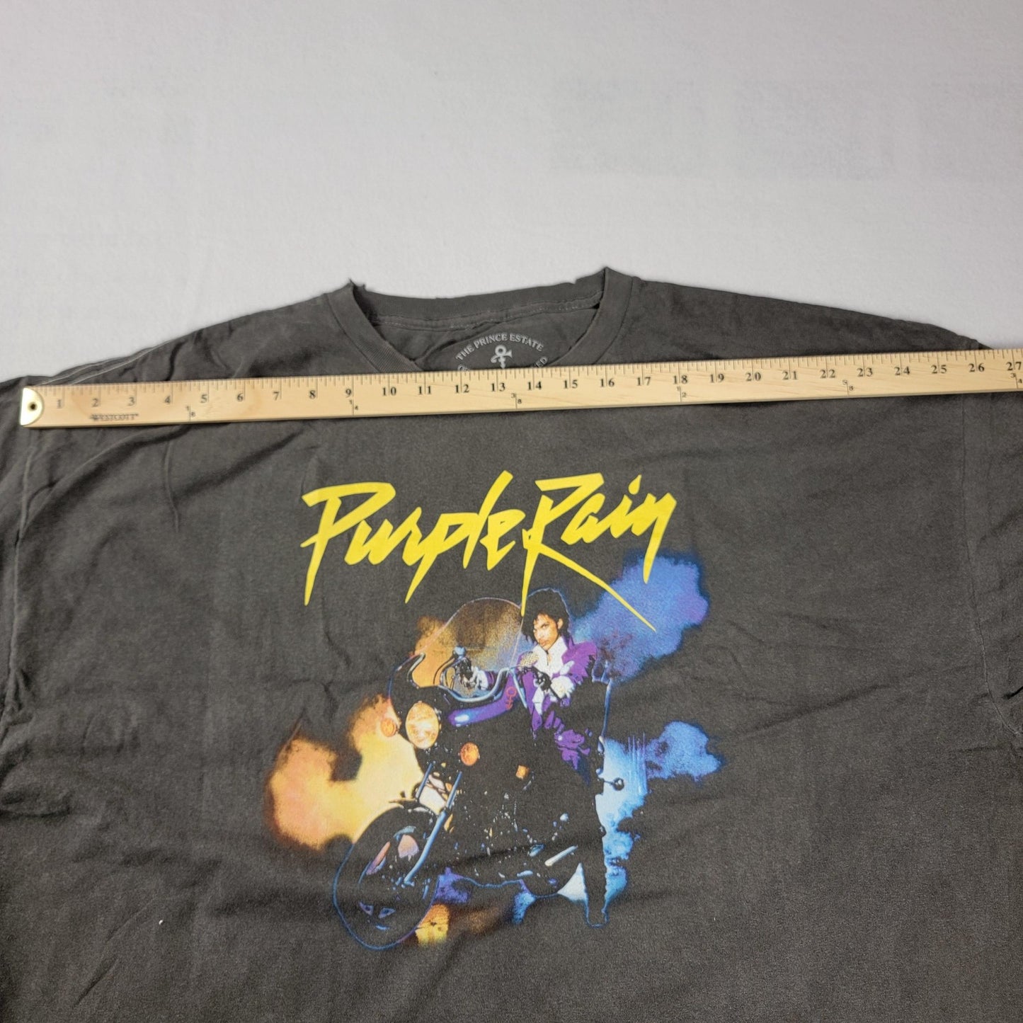 Prince Purple Rain Shirt Mens 2XL Graphic Tee Retro Vintage Distress