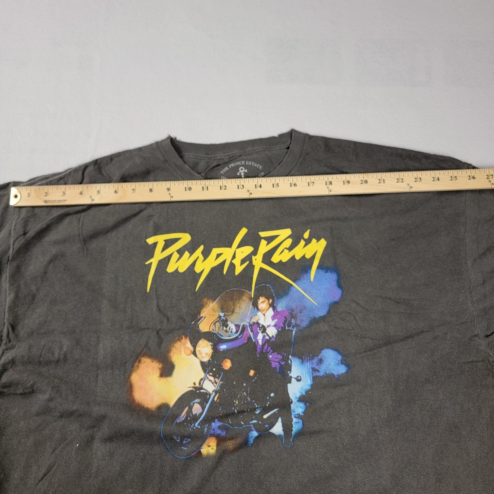 Prince Purple Rain Shirt Mens 2XL Graphic Tee Retro Vintage Distress