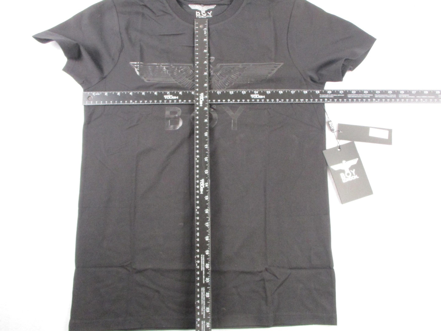 Boy London Shirt Men Small Black Eagle Logo Stretch Graphic Tee Crewneck 1297986