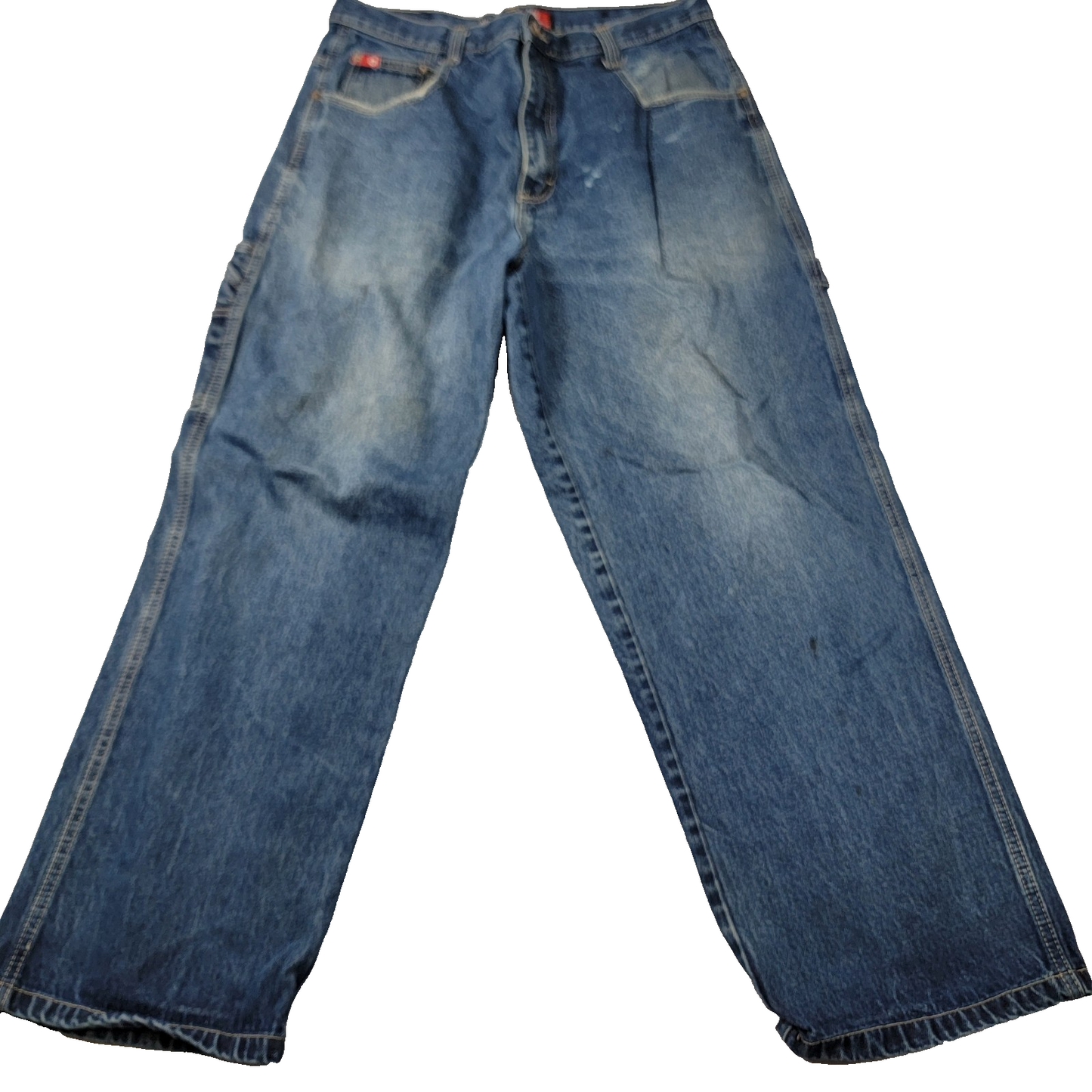 Southpole Jeans Men 36 Blue Denim Carpenter Baggy Loose Fit Hammer Loop Y2K 11890