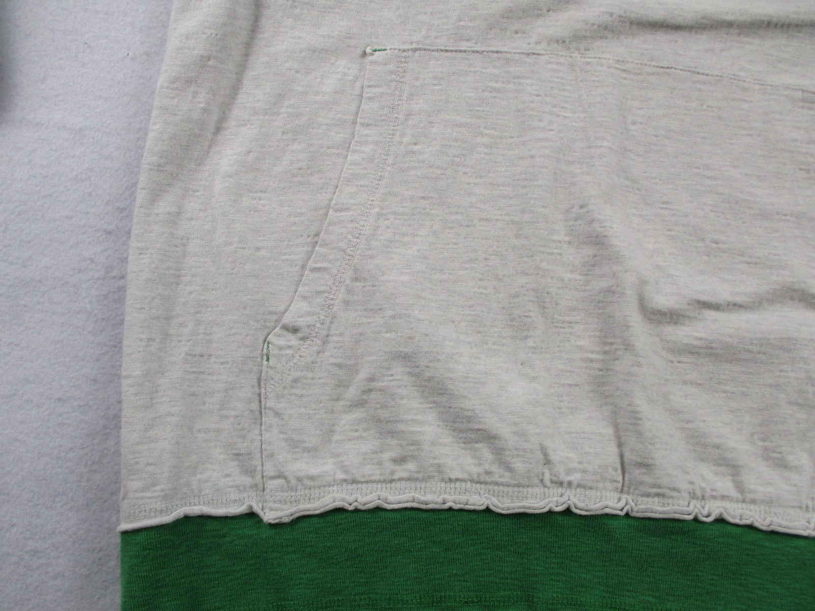 Cabela's Hoodie Mens Large Gray Green Pullover Jersey Raglan Graphic Sweatshirt5