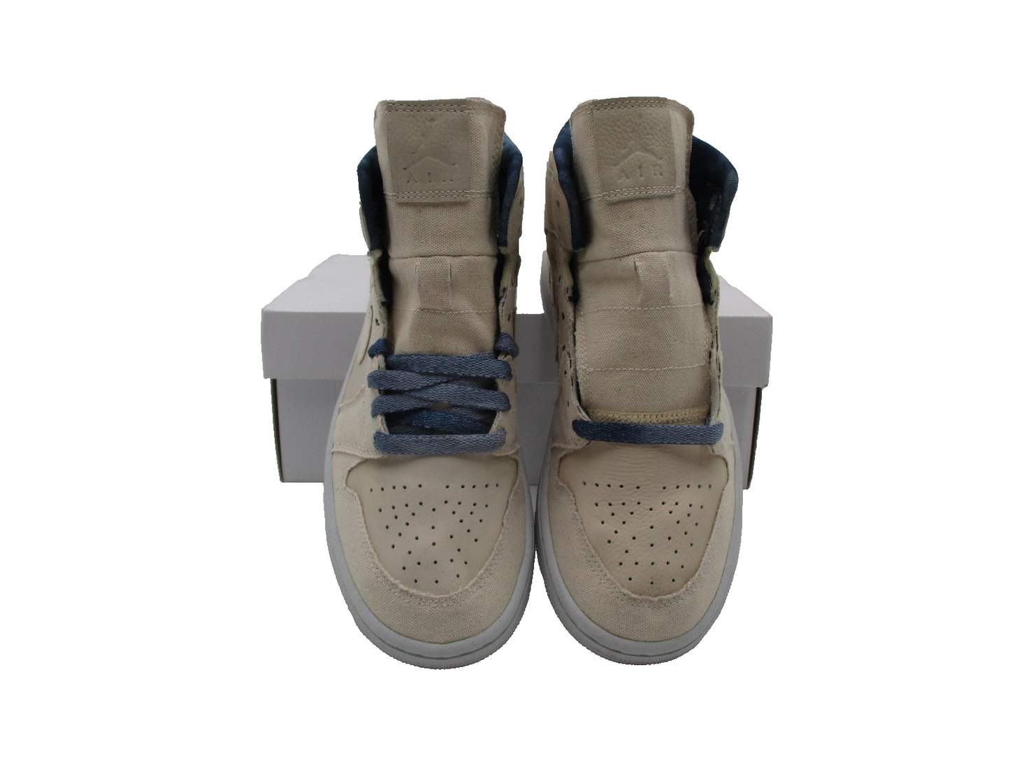 Air Jordan 1 Mid SE Shoes Womens Size 8 Sanddrift Sail Midnight Navy DM9126-1042