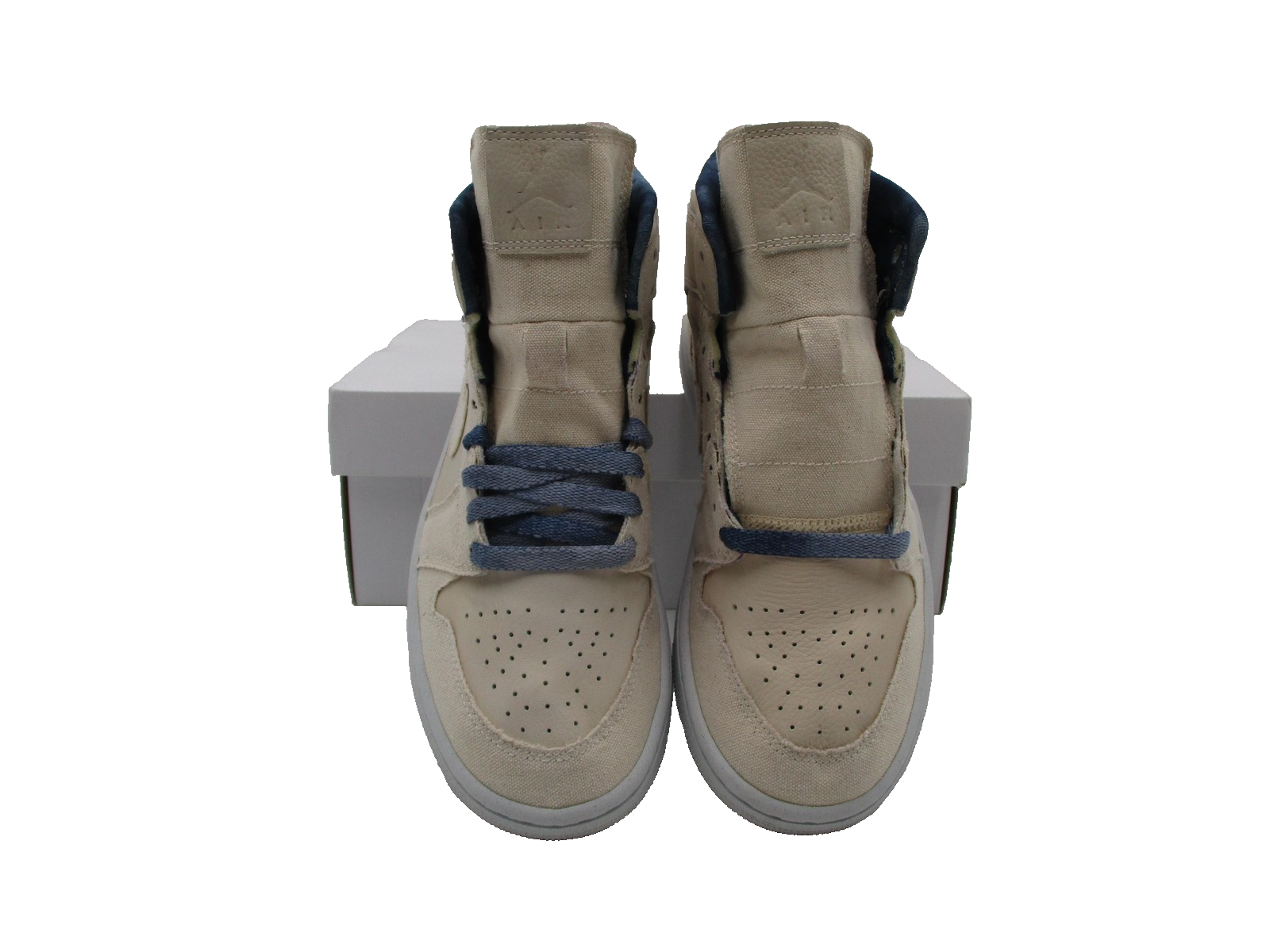 Air Jordan 1 Mid SE Shoes Womens Size 8 Sanddrift Sail Midnight Navy DM9126-1042