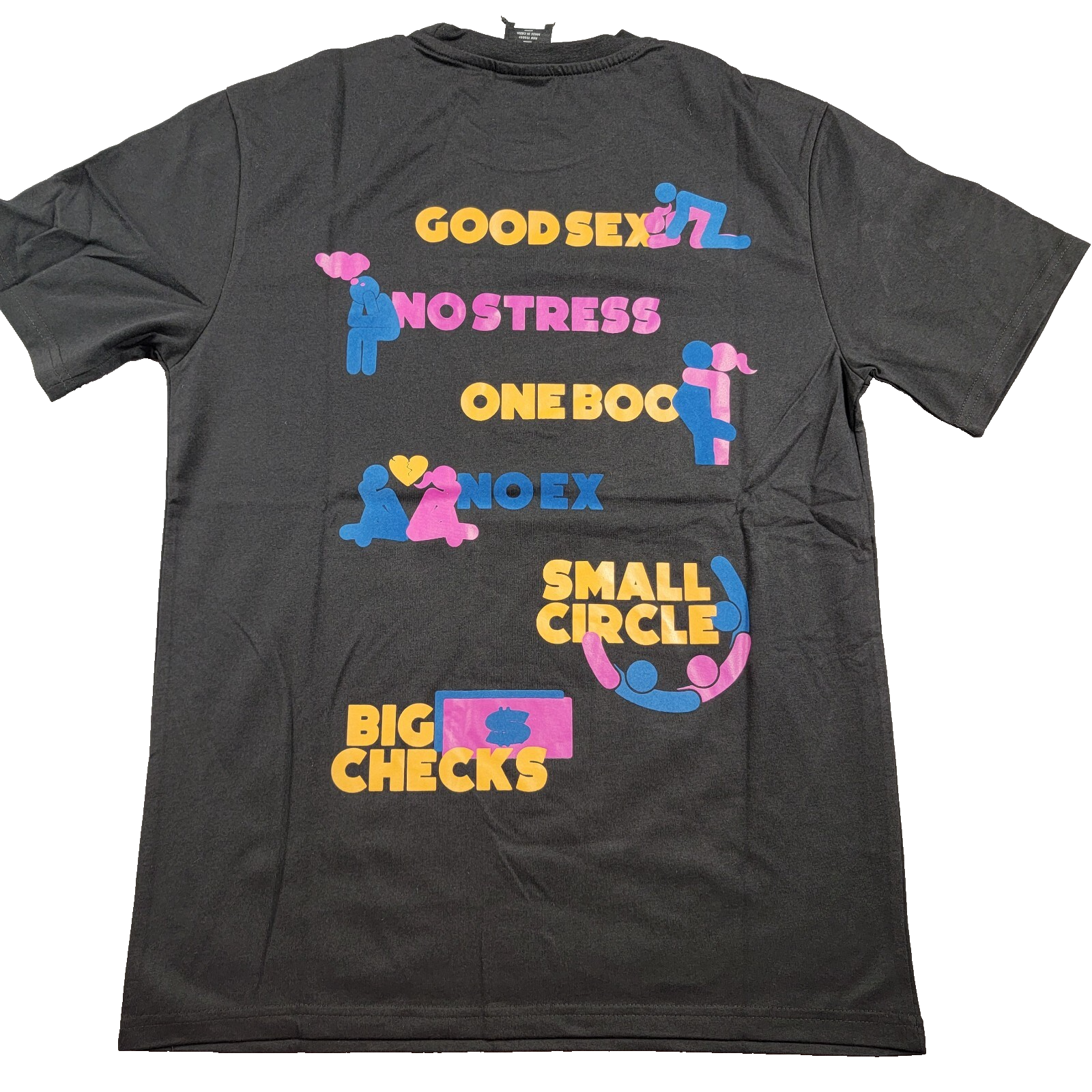 New Genuine Authentic Tee Shirt Bundle 'Money Drip' and 'Big Checks' Sz M