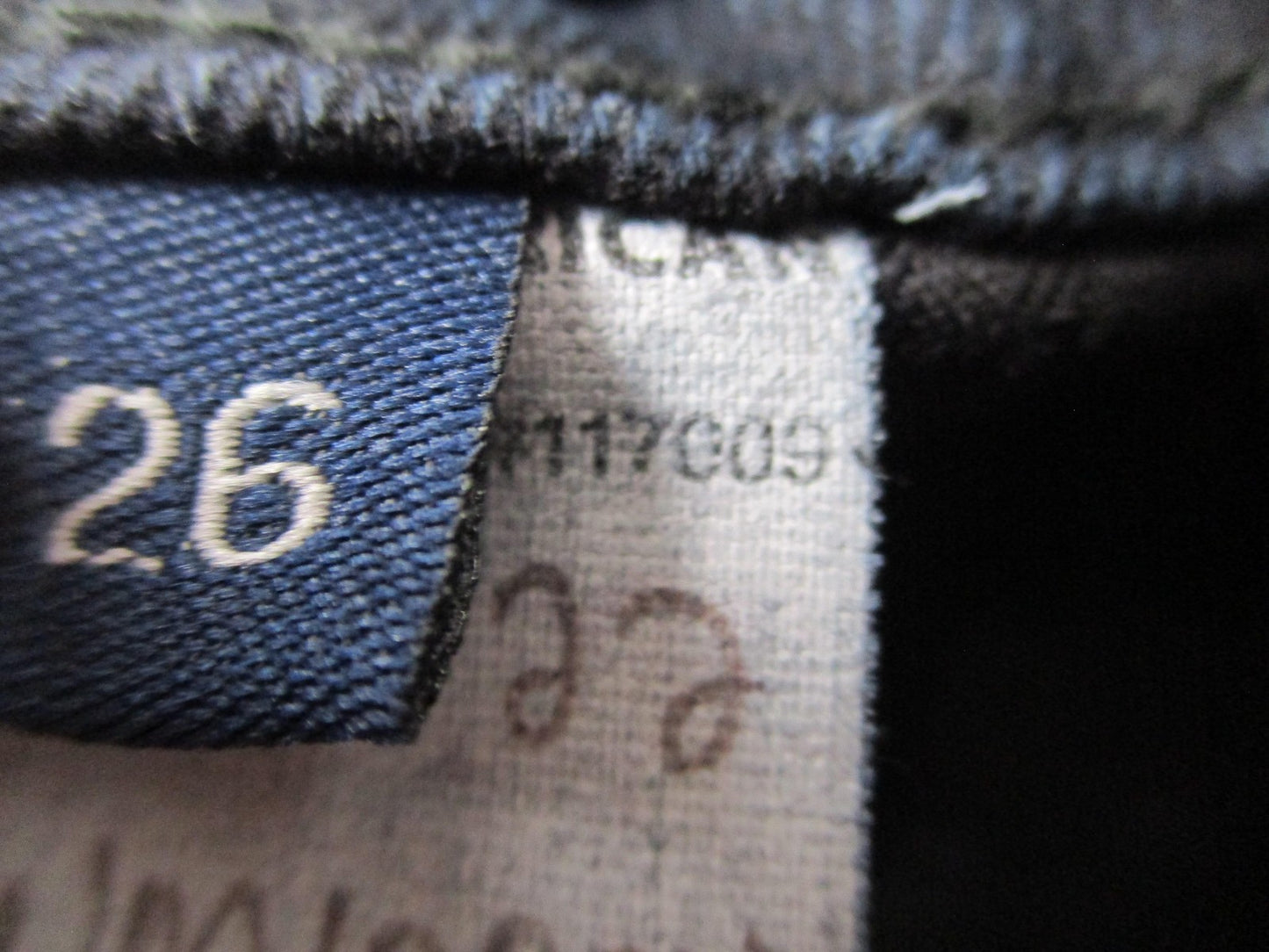Modern American Doheny Jeans Womens 26 Blue Black Vintage Wash Straight 14738