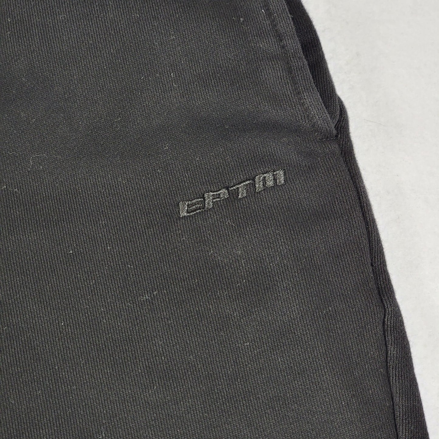EPTM Black Sweatpants Men XL 36 Open Hem Straight Leg Pocket Pants Excellent11922