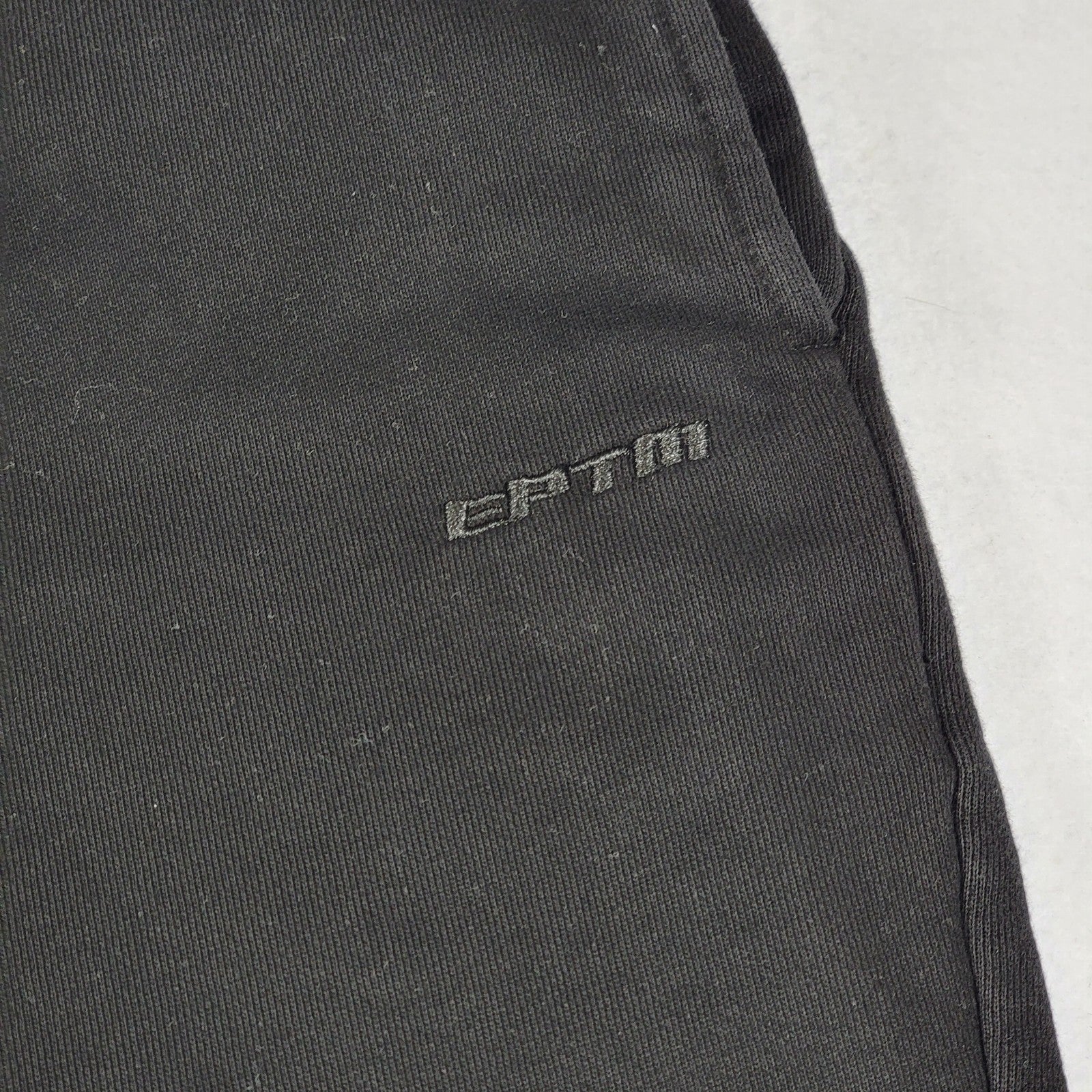 EPTM Black Sweatpants Men XL 36 Open Hem Straight Leg Pocket Pants Excellent11922