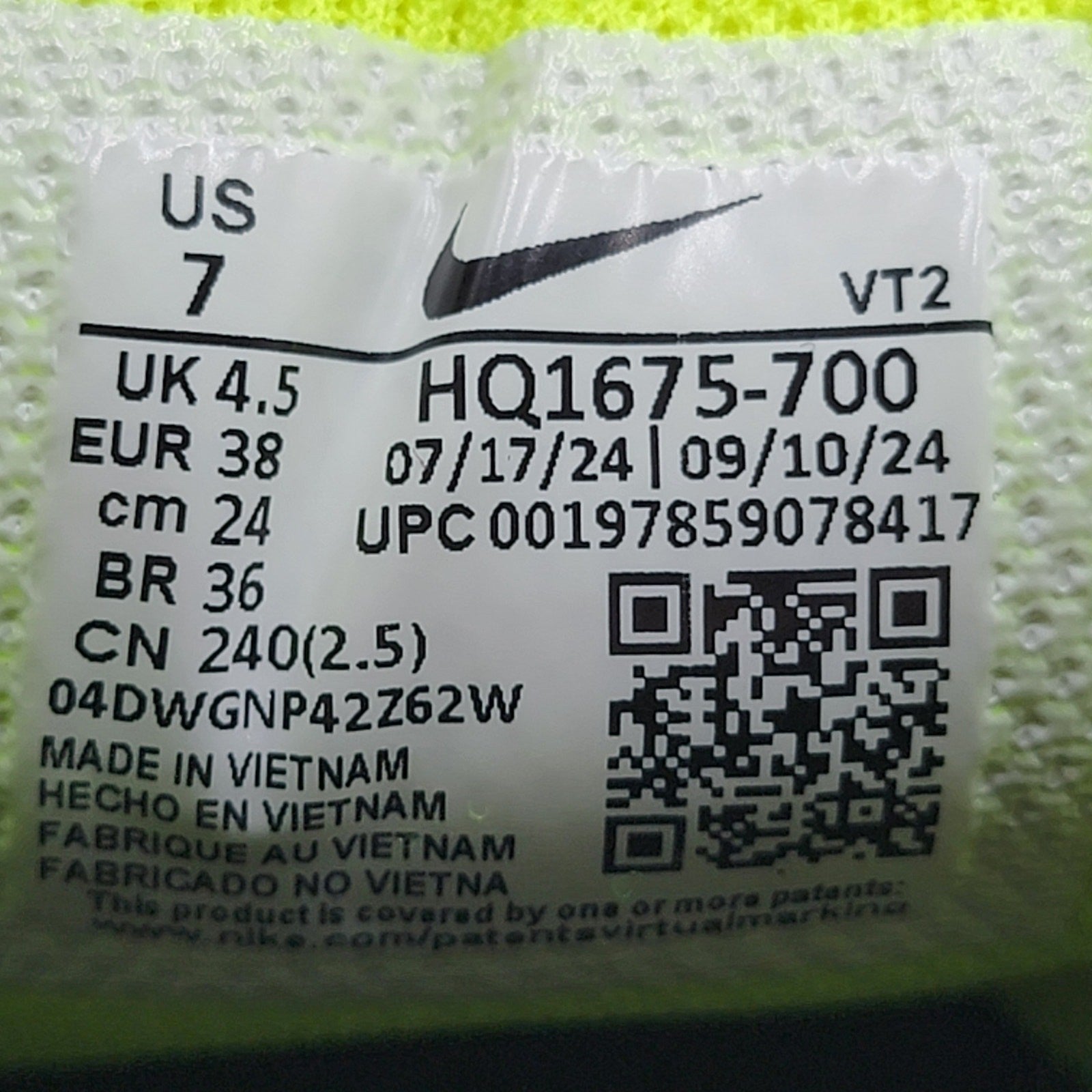 Nike Air Pegasus 2K5 'Volt' Women's Size 7 - New in Box7