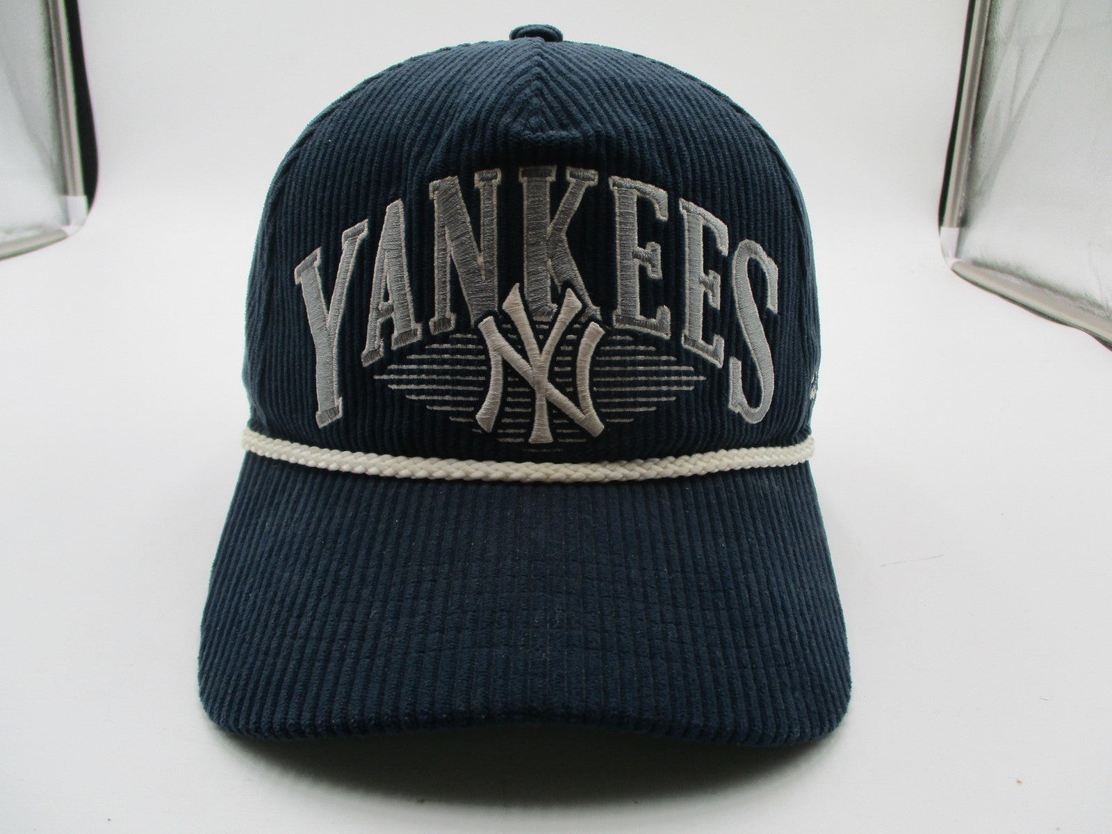 New York Yankees Hat Cap Snap Back One Size Blue MLB Baseball Mens 47 Brand0