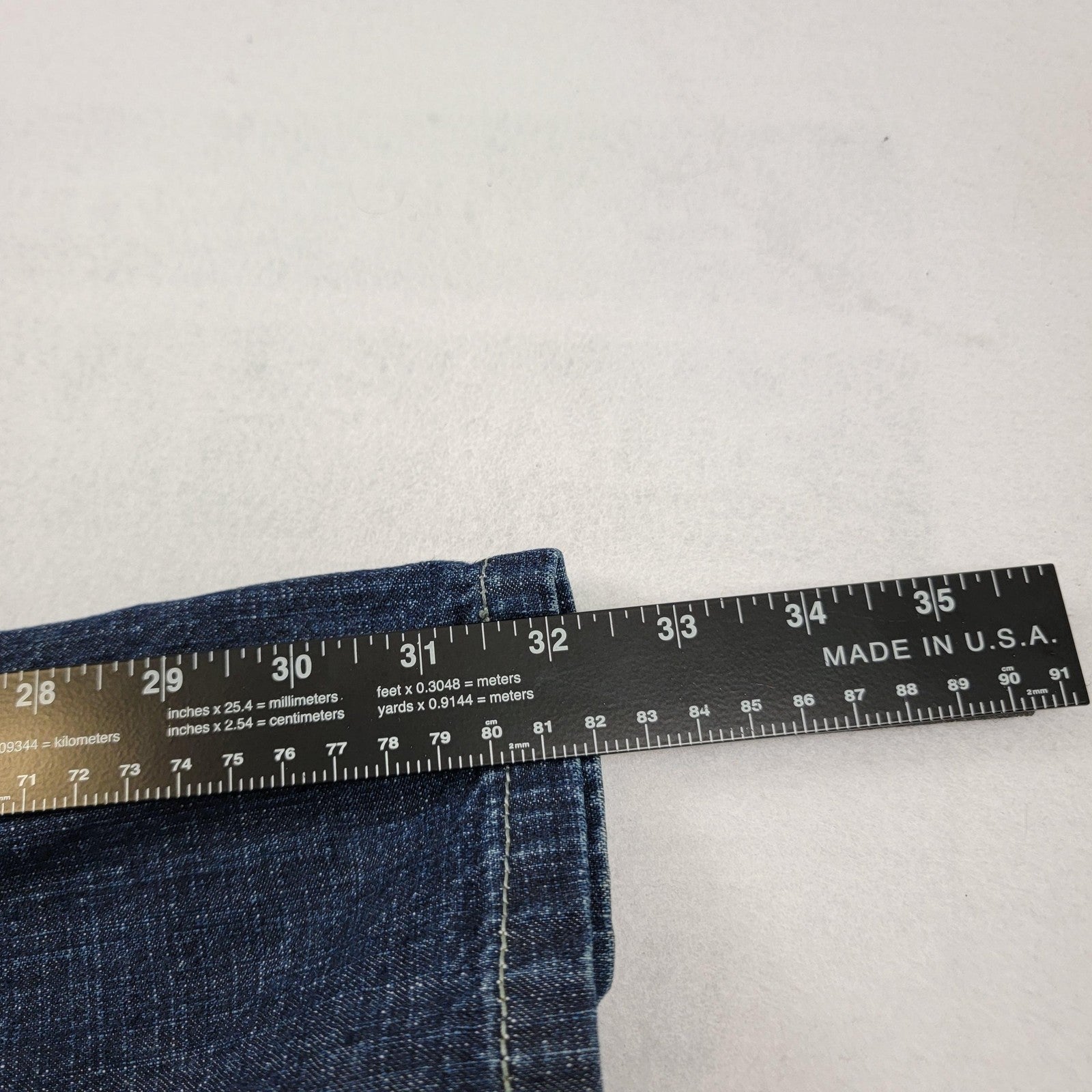 Enyce Jeans Mens 36 Blue Carpenter Utility Cargo Multi Pocket Baggy Y2K