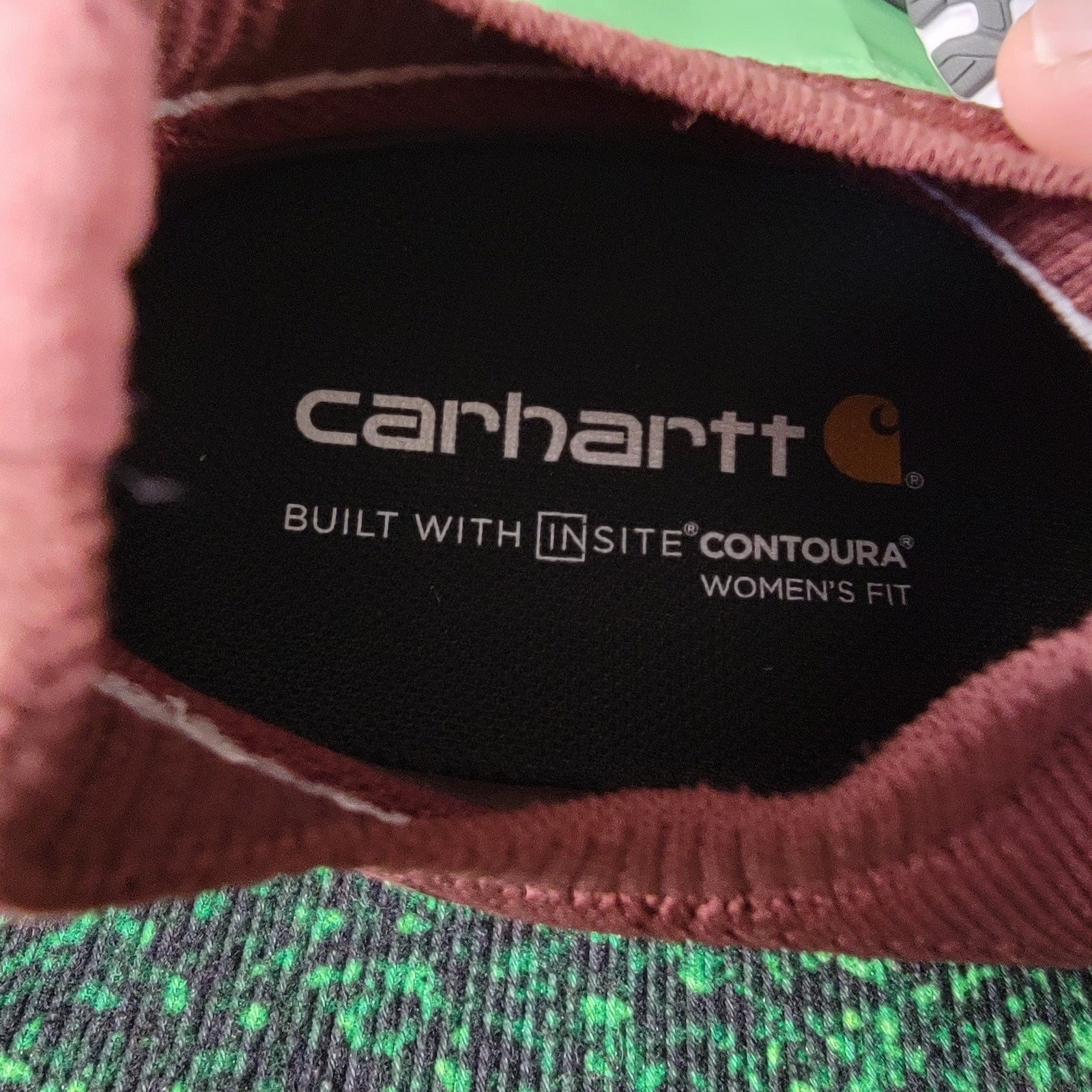 Carhartt Womens Haslett SD Work Shoe Burgundy Sz 8.5 FS2404W8