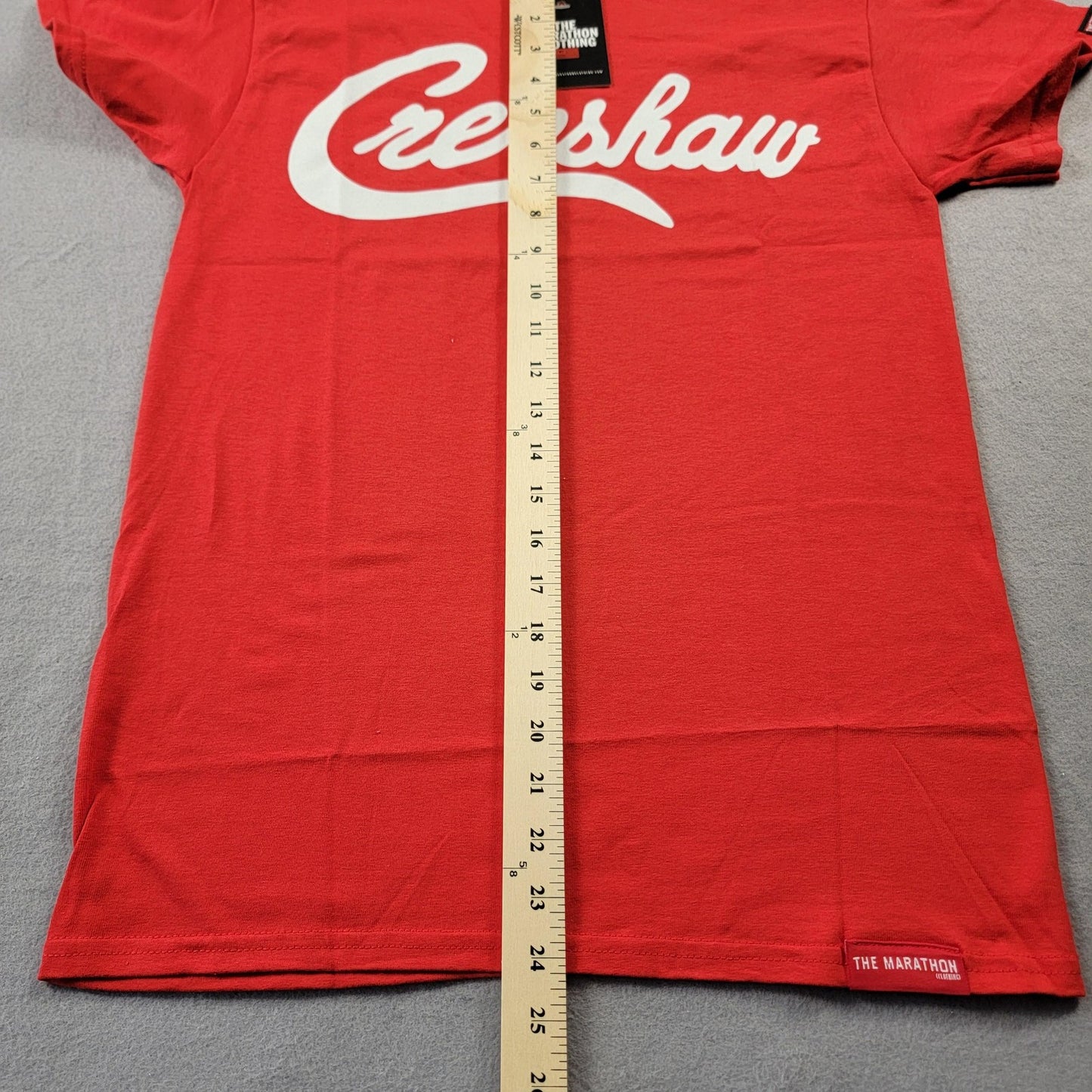 The Marathon Clothing Crenshaw Shirt Mens Small Red Graphic Tee TMC Streetwear8
