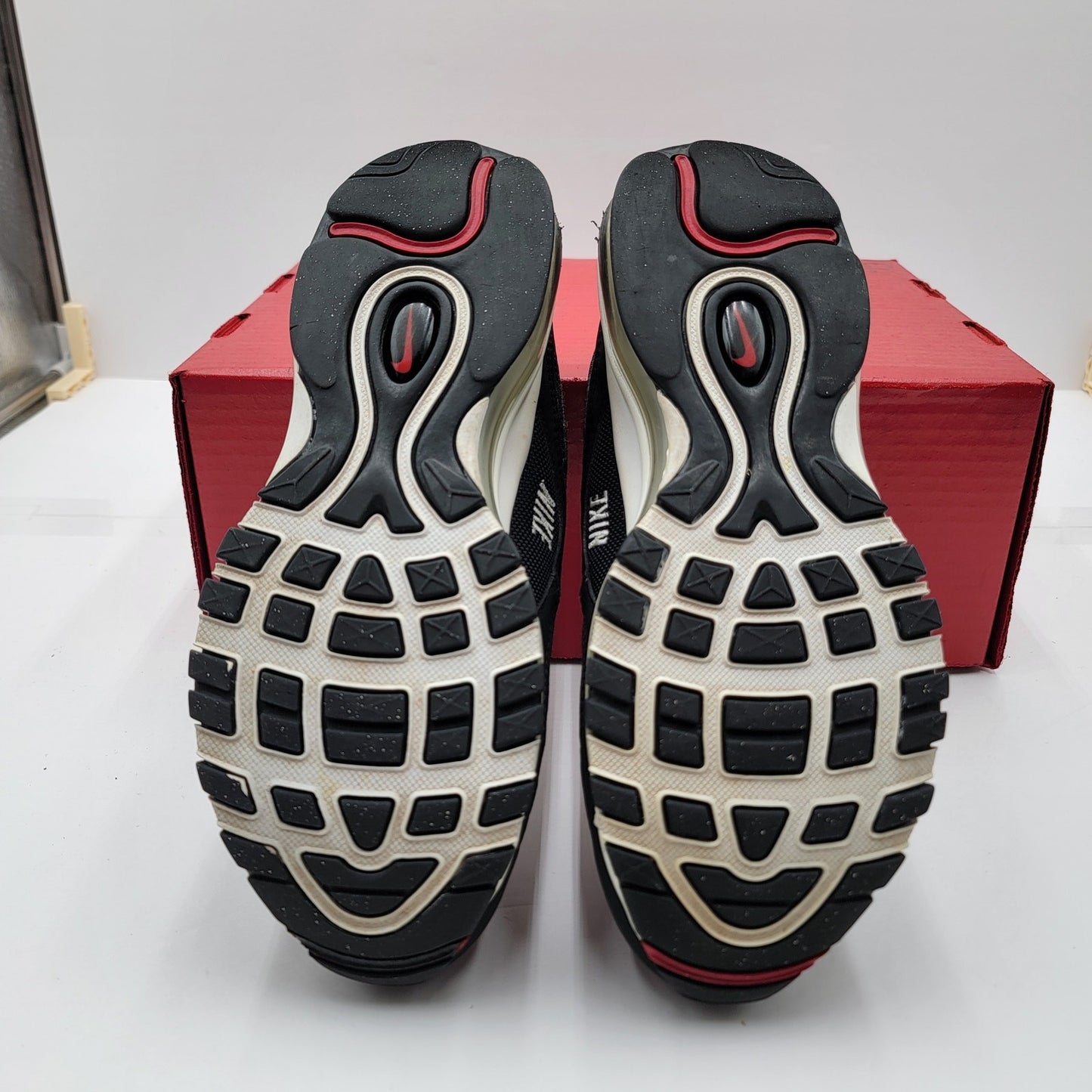 Nike Air Max 97 SE GS 'Black White' Sz 6Y AV3180 001