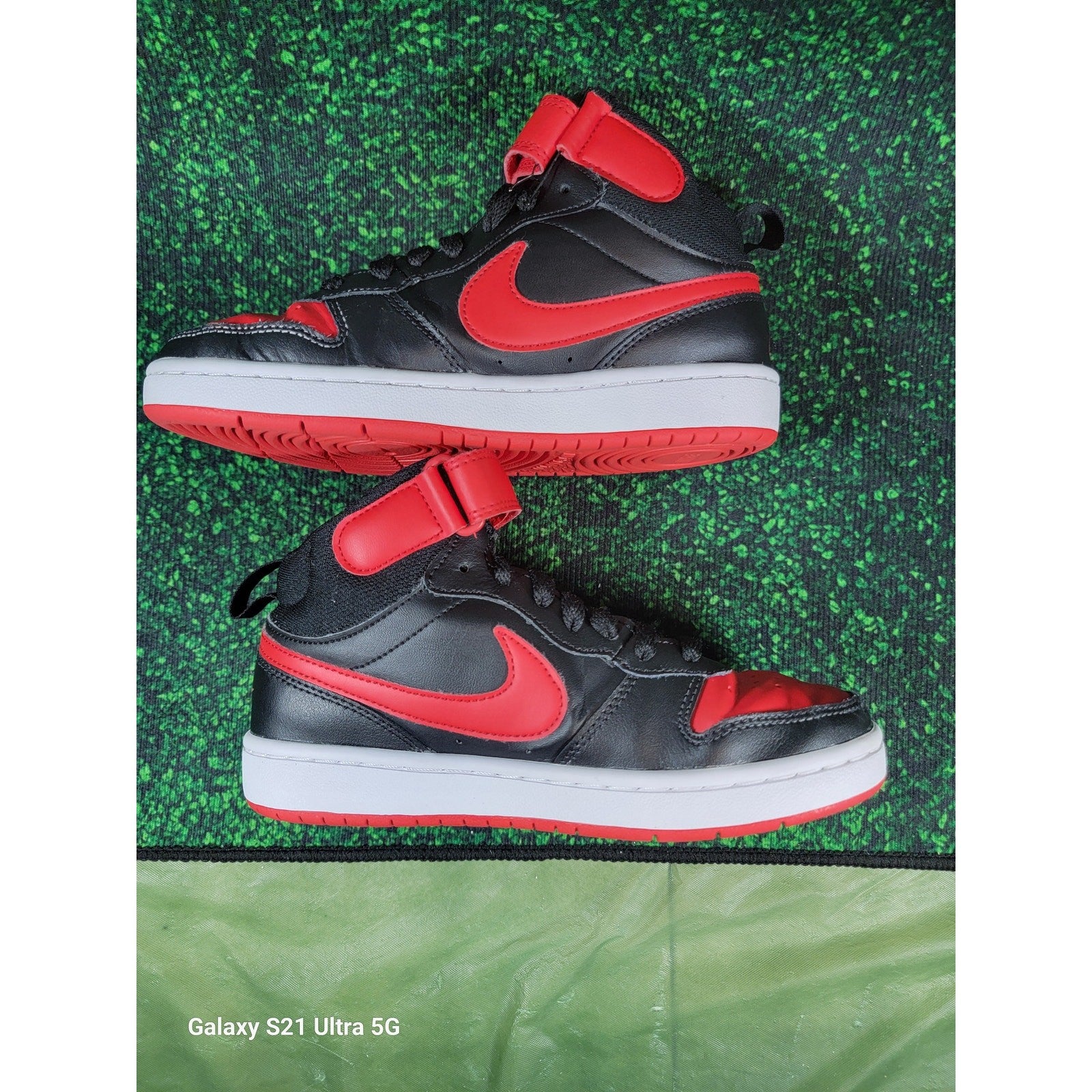 Nike Court Borough Mid 2 GS 'Bred' Sz 3.5Y CD77820032