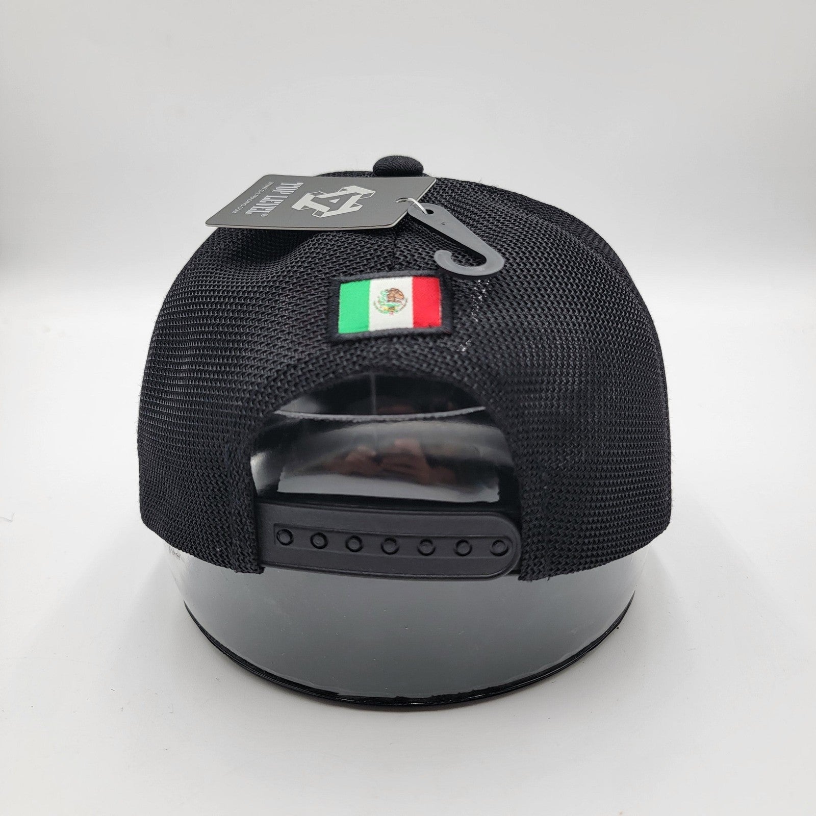 Top Level Hat Cap Snap Back Mesh Embroidered Mexico Flag Eagle Trucker Mens2
