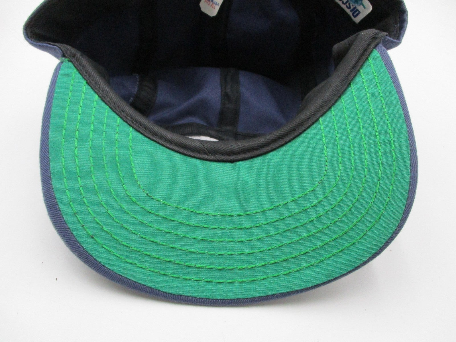 Vintage Discovery Channel Wings Hat Cap Strap Back Mens One Size Blue USA9