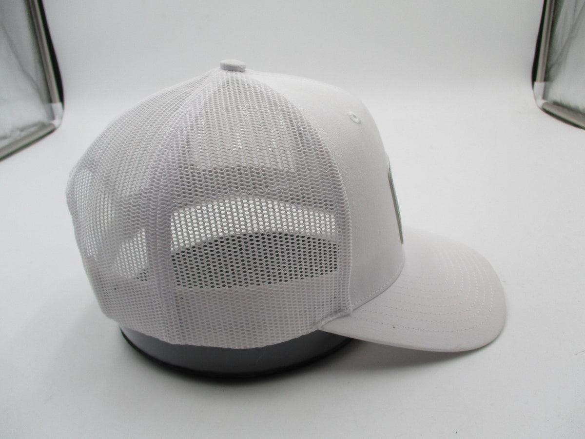 Richardson Hat Cap Snap Back Mens One Size White Mesh Trucker Bad Boy Legacy8