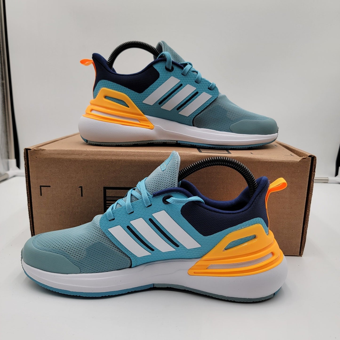 Adidas Mens RapidaSport Blue Running Shoes Sz 5 HP6126