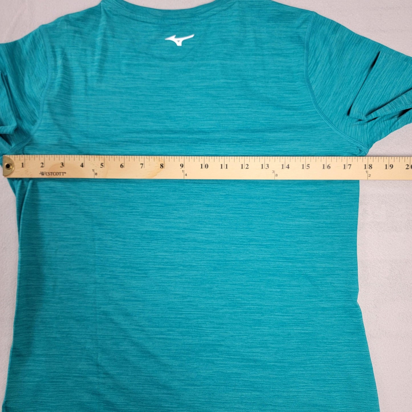 Mizuno Shirt Womens Medium Blue Impulse Core LS Tee Long Sleeve Athletic Top 6474
