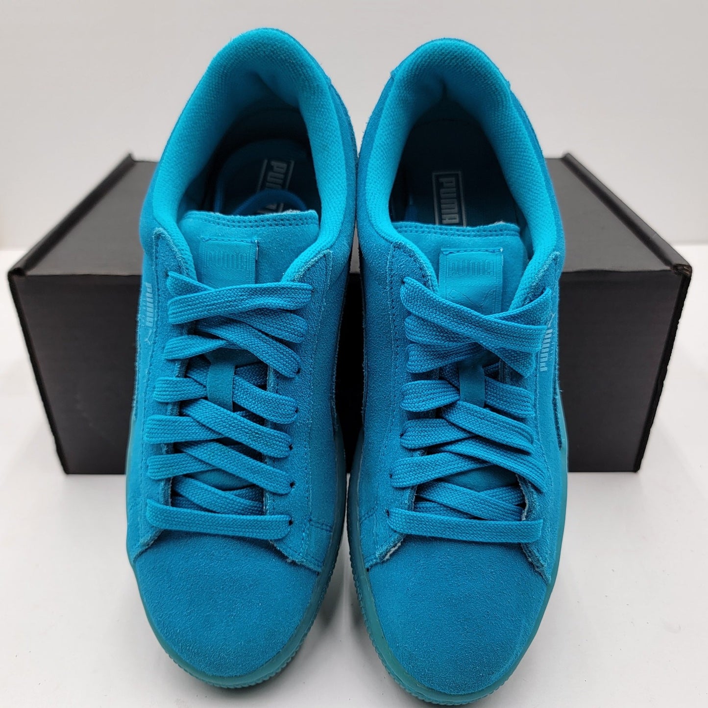 Puma Suede Iced Fluo Jr 'Atomic Blue' Sz 7C 36193602