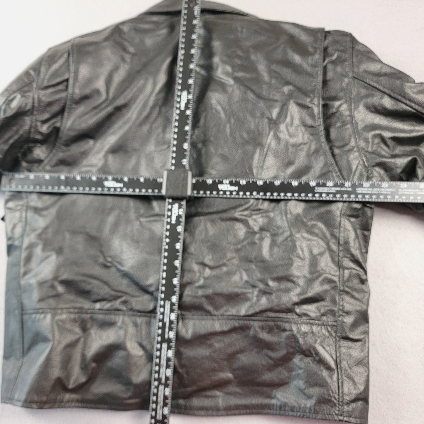 Alpha Cycle Gear Jacket Mens Large Leather Motorcycle YKK Zips CE Protectors 8835