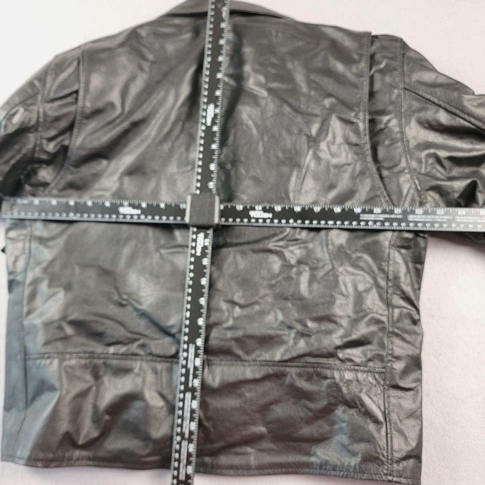 Alpha Cycle Gear Jacket Mens Large Leather Motorcycle YKK Zips CE Protectors 8835