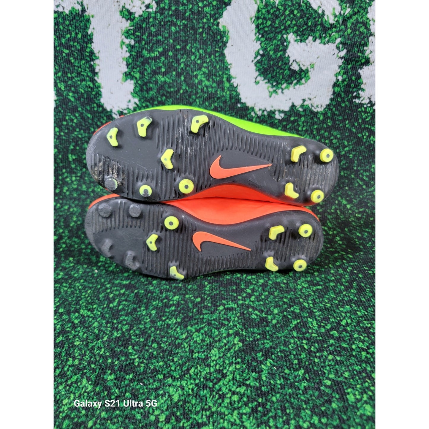 Nike Hypervenom Phade 3 FG GS 'Electric Green' Soccer Cleats Sz 5Y 8525803084