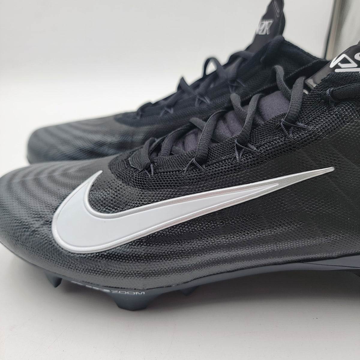 Nike Zoom Vapor Elite Football Cleats Black/White/Gray 12.5 Wide NIB HV2724-0014