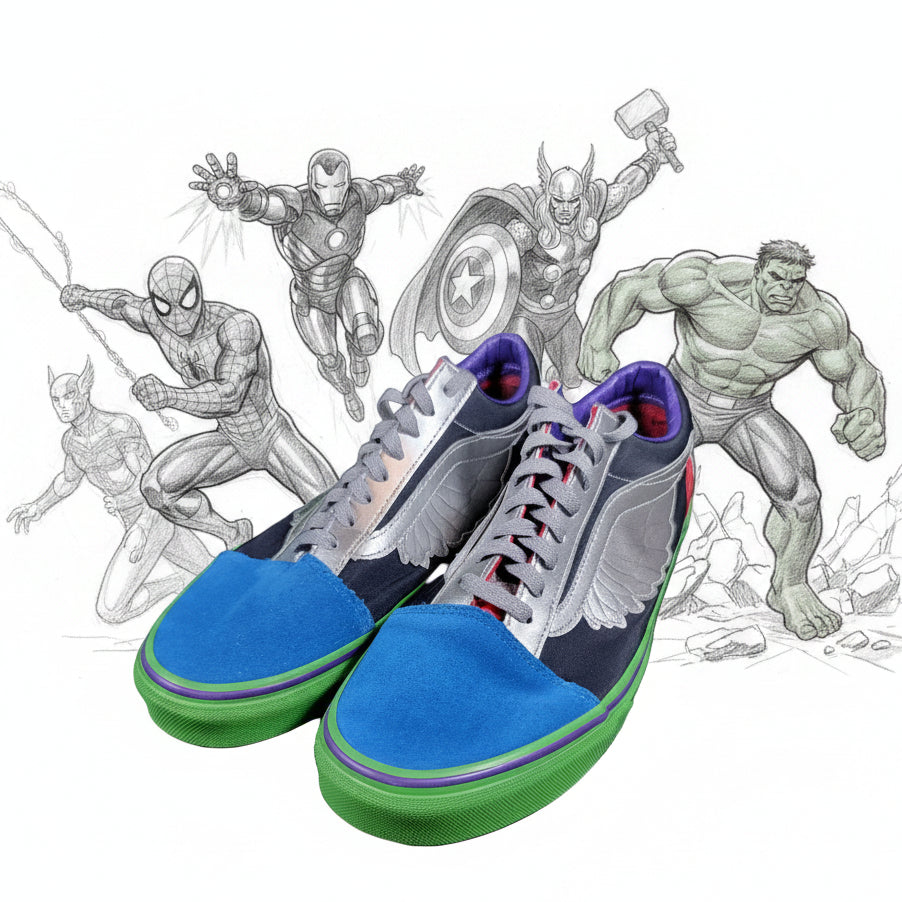 Vans Marvel x Old Skool 'Avengers' Size 11 VN0A38G1U3V0