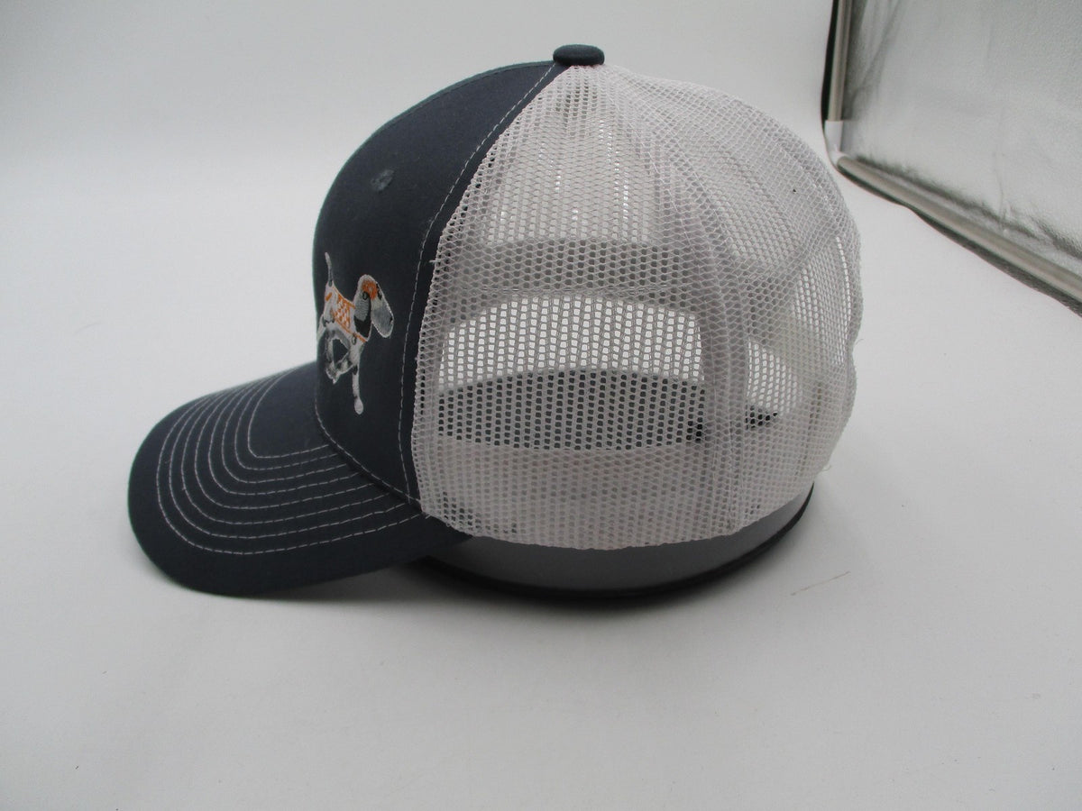 Cobra Hat Cap Snap Back Mens One Size Gray White Dog Graphic Trucker Mesh5