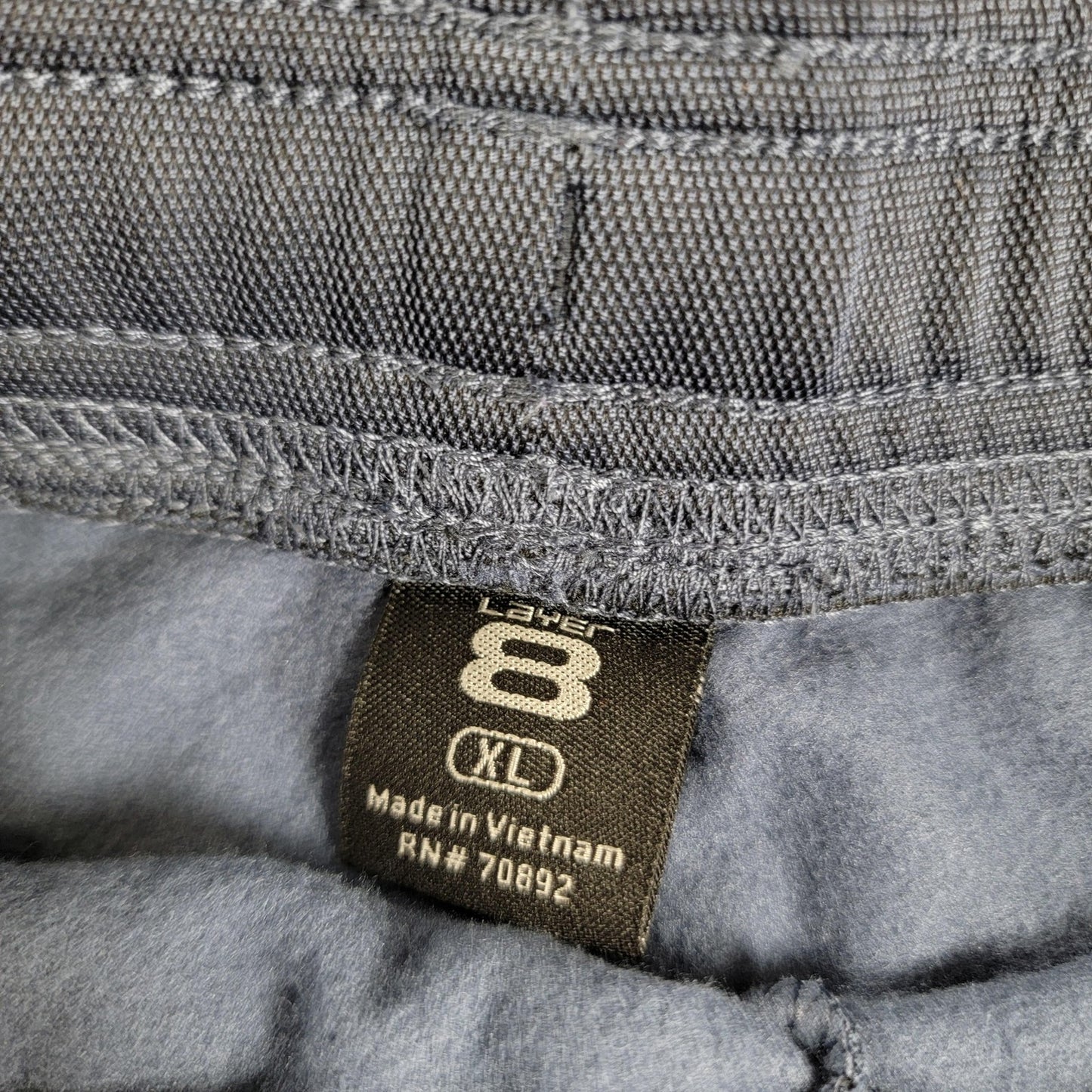 2 Pk Layer 8 Shorts Mens Sz XL Gray Thermal8 Tech Lightweight Athletic