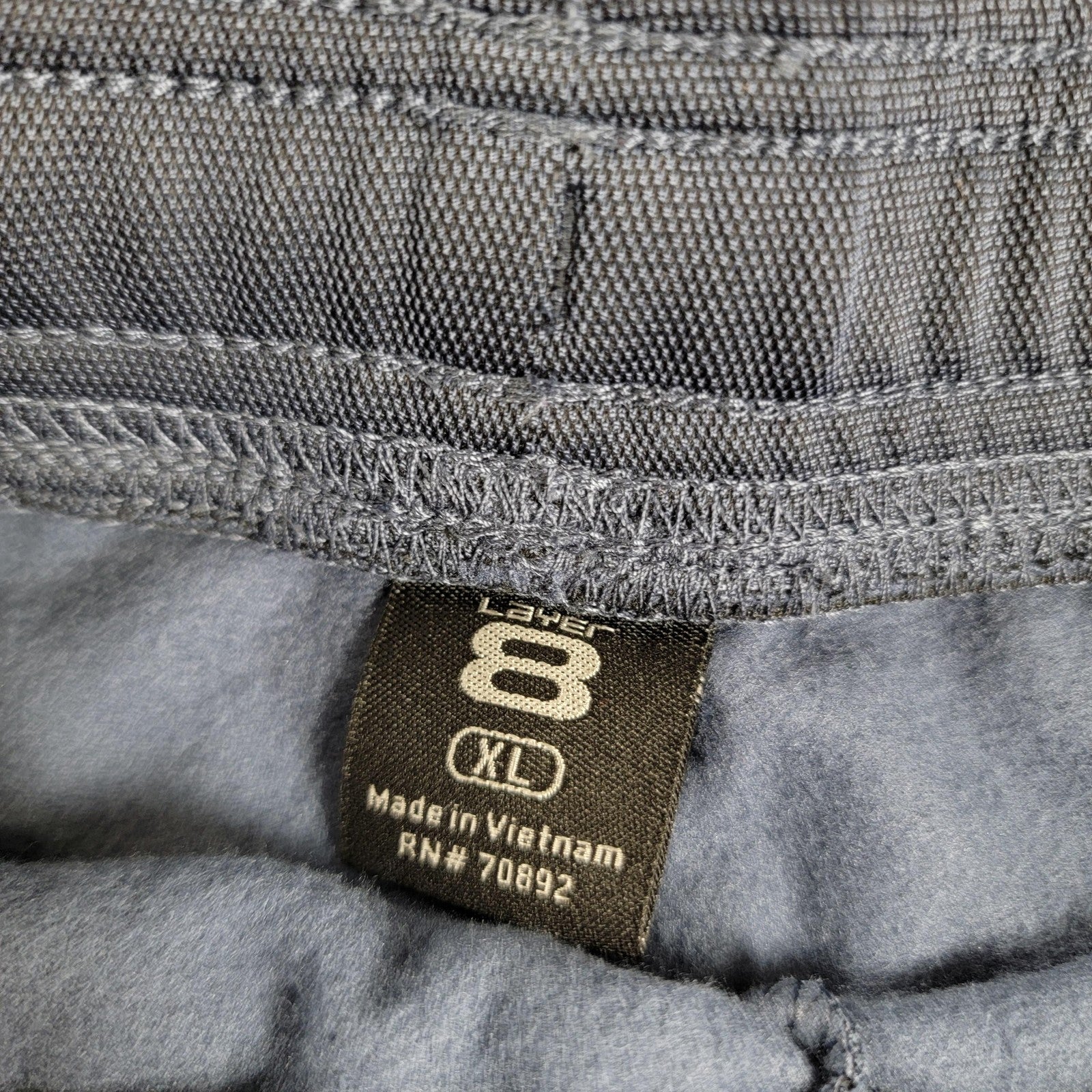 2 Pk Layer 8 Shorts Mens Sz XL Gray Thermal8 Tech Lightweight Athletic