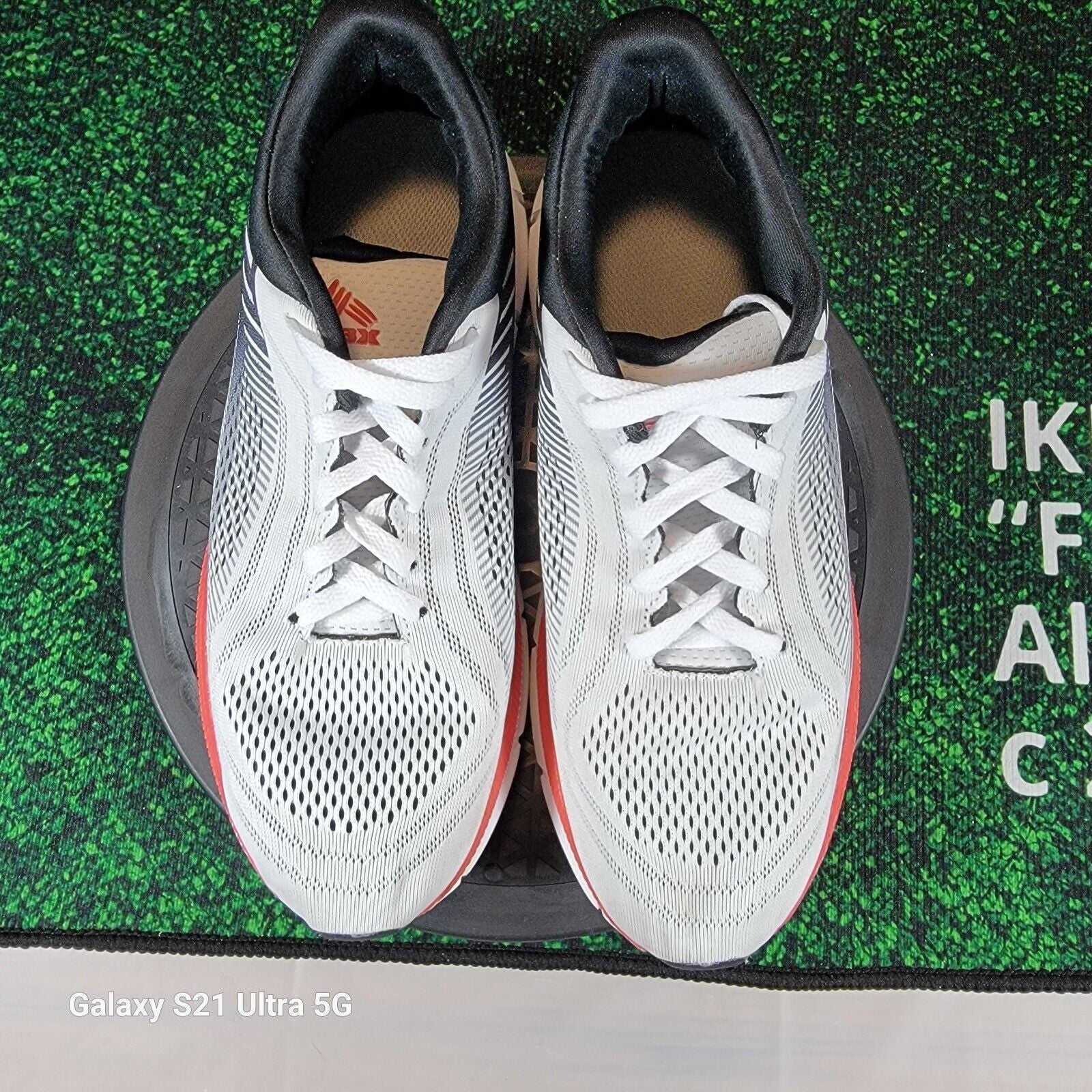 RBX SHOES Running EF10303 Black/White/Red/Grey Sz 10 M