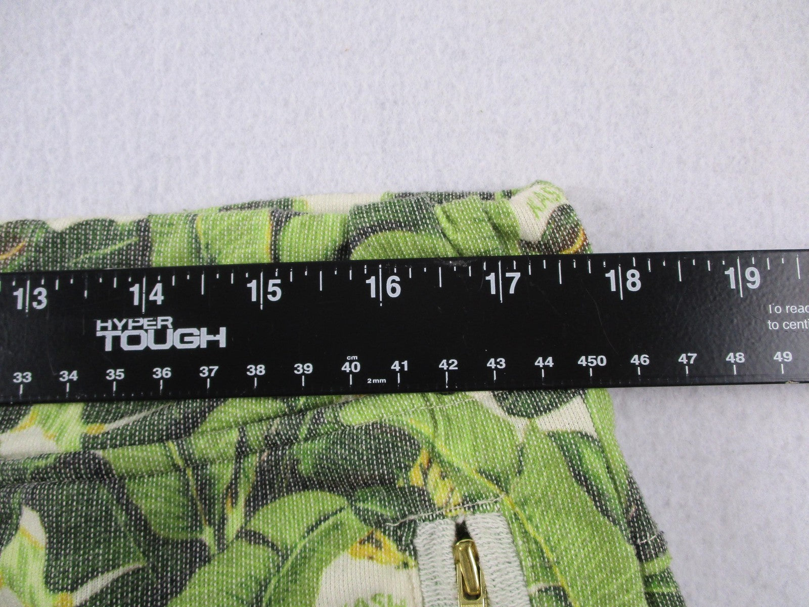 KASH Sweatsuit Set Mens Large Green Tropical Leaf Hoodie Shorts 2 Piece USA 167415